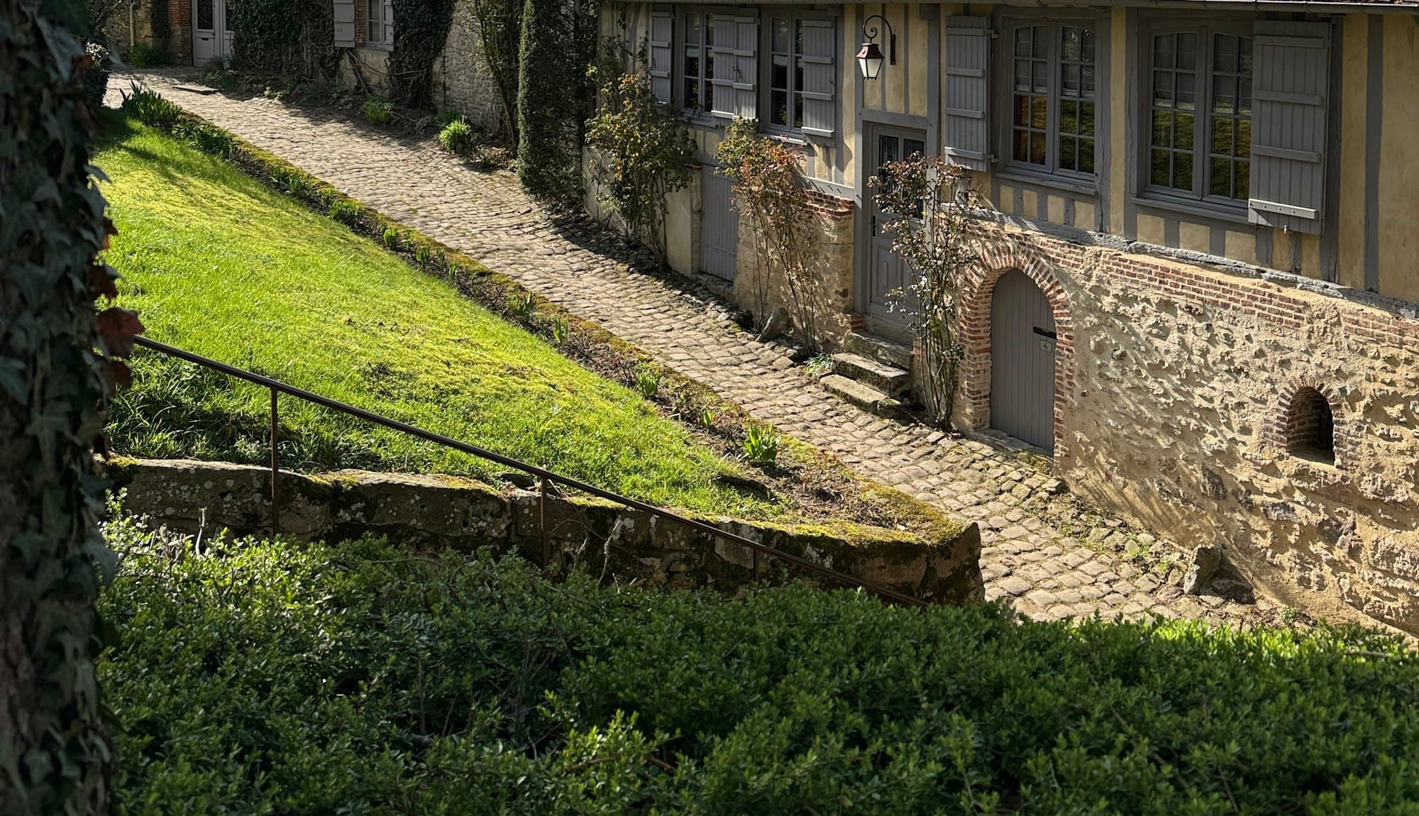 Stone village in the French countryside